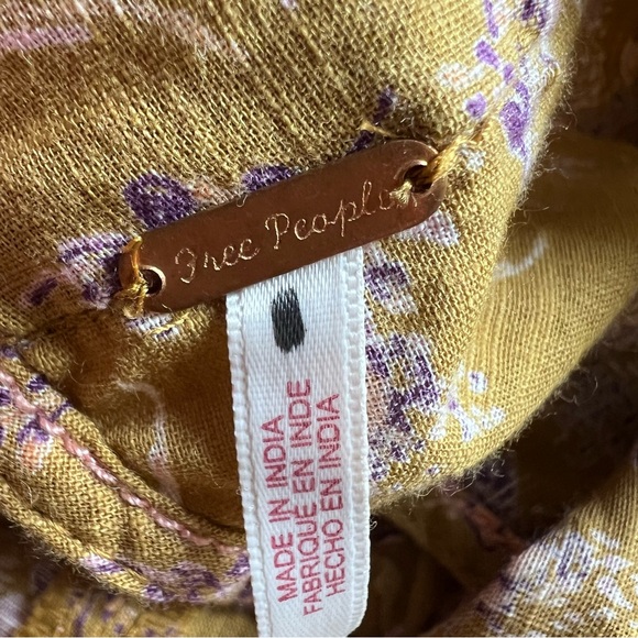 Free People Corset Style Backless Monica Top Size XS Floral - Picture 11 of 12